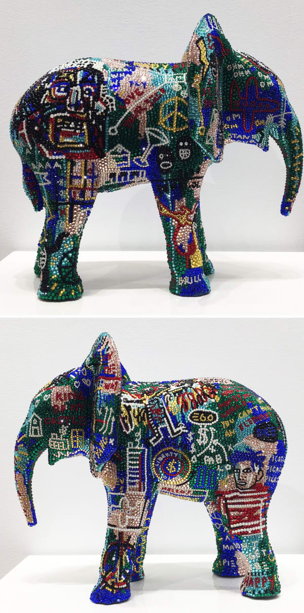 Metis Atash, ELEPHANT Medium "BANG BANG BOOM BOOM" feat. Basquiat, 2021
