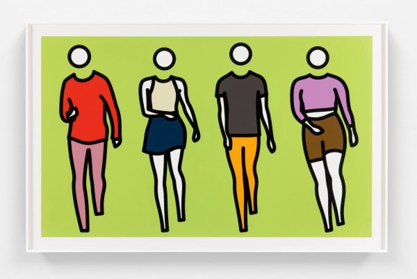 Julian Opie - Dance, Synced: Dance 2., 2024