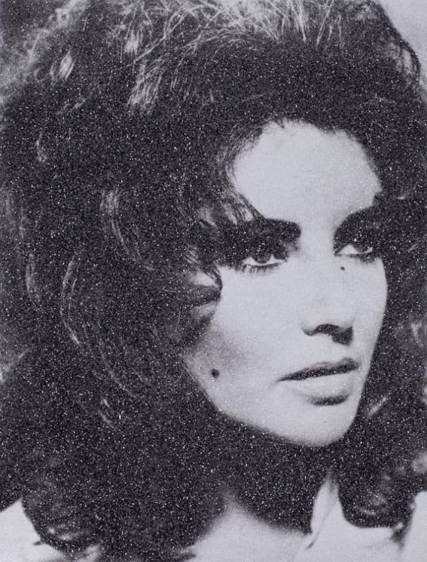 Russell Young, Elizabeth Taylor (Atomic Silver + Black) FVII2011, 2011