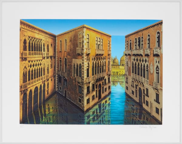 Patrick Hughes - Golden, 2022