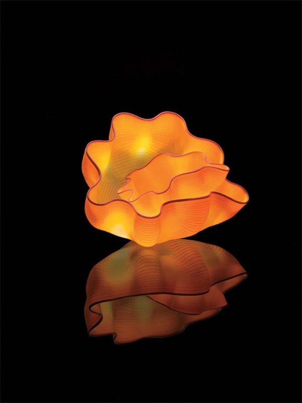 Dale Chihuly, Saffron Seaform Pair Studio Edition # 294.cw2s.13, 2013