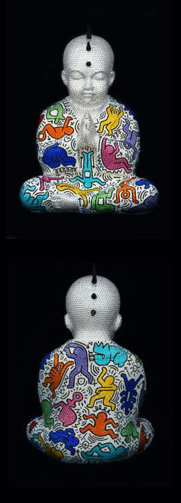 Metis Atash, PUNKBUDDHA large ‘’DANCING THROUGH LIFE II’’, 2023