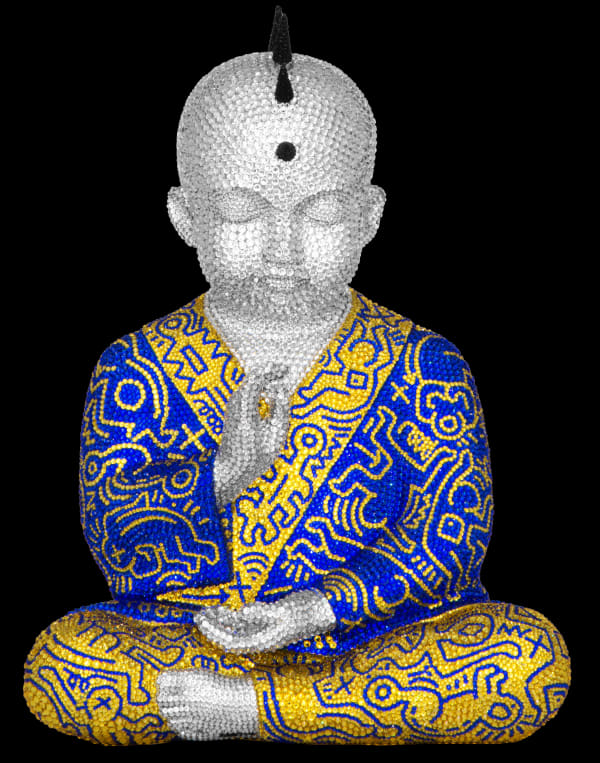 Metis Atash, PUNKBUDDHA large ‘’HAPPY II’’ feat. Haring, 2019