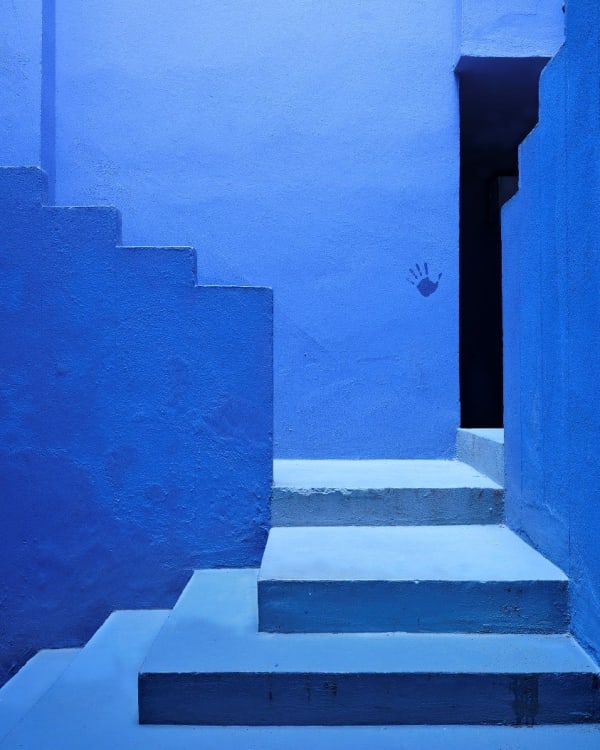 David Burdeny, Blue Stairs, Calpe, Spain, 2023