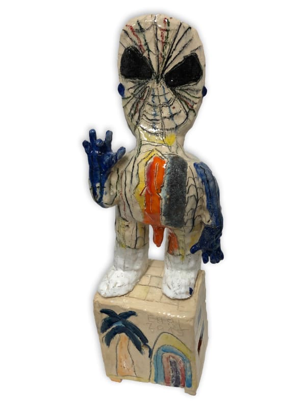 JC Earl - Spiderman - Ceramic - 2019 - 57 x 18 x 13 cm - 2200€