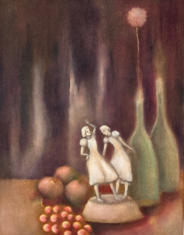 Lena Valenzuela Never ever leaving you, 2025 Oil on canvas 35 x 45 cm 14 x 17 1/2 in Unique