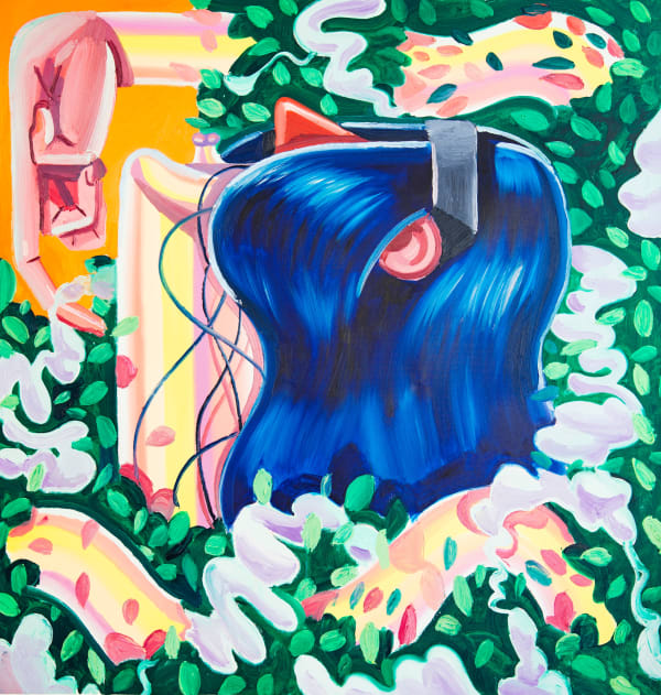 Ákos Ezer, Gateway, 2021, Oil on canvas, 57,08x53,14 inch, 145x135 cm