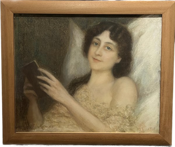 Léon Printemps Jeune Femme à La Lecture, 1901