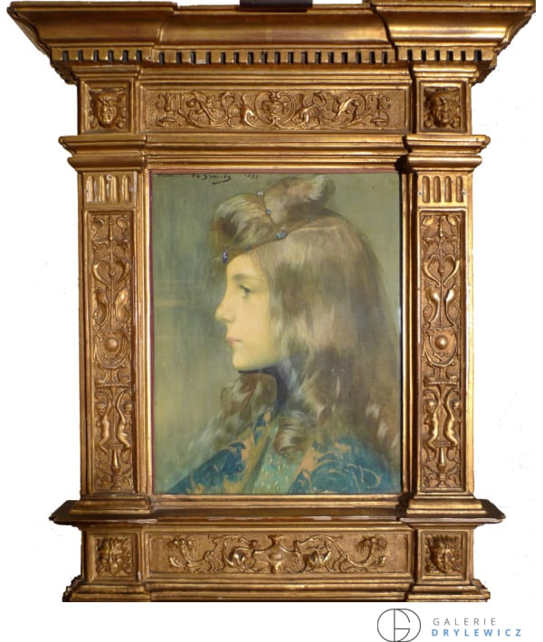 Lucien Victor Guirand de Scevola, Jeune fille de profil, 1899