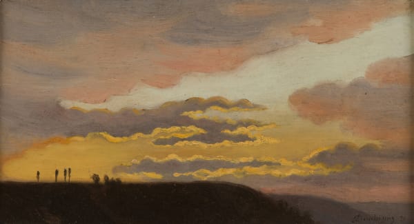 Charles François Daubigny, Coucher de soleil, 1878
