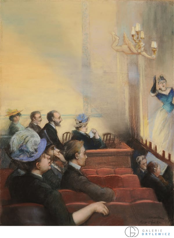 Charles Maurin, Yvette Guilbert au Petit Théâtre , circa 1892
