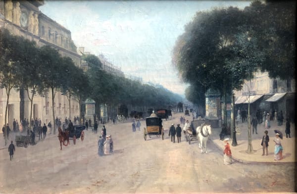 Giuseppe Ferrari, Le Crédit Lyonnais, Boulevard des Italiens, circa 1890