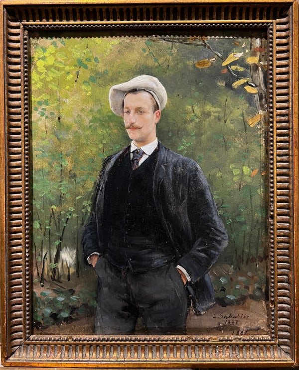 Louis Anet Sabatier, Portrait de dandy, 1887