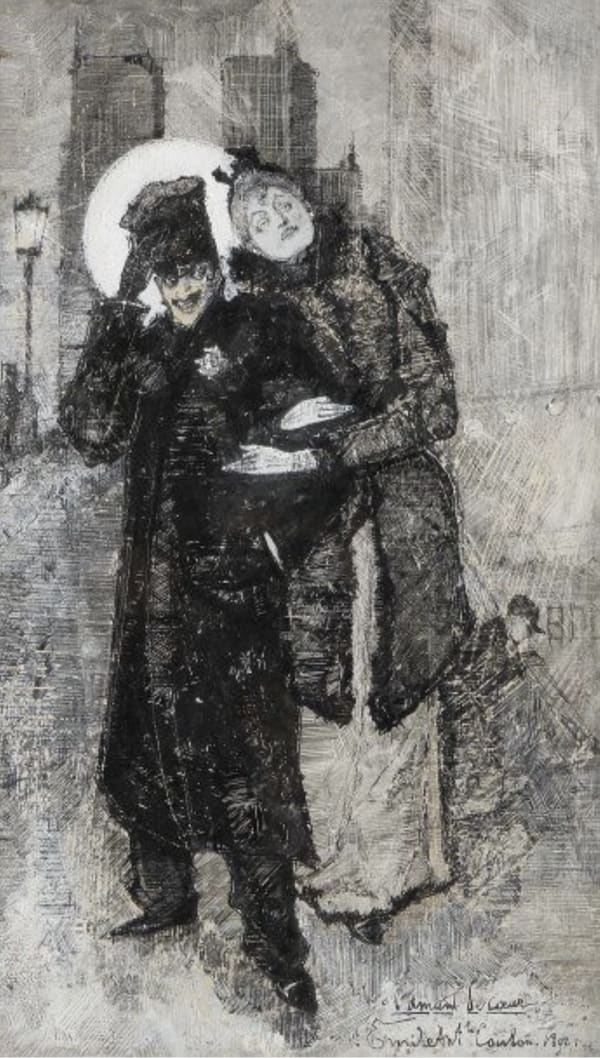 Emile Antoine Coulon, L'Amant de coeur, 1892