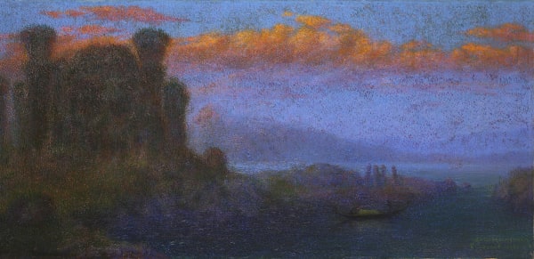 Johan Axel Holmström Paysage, dit « Lumière du soir » [”Irrsken”], 1903