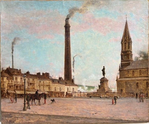 Victor Chavet Le Creusot, La Place Schneider, 1898