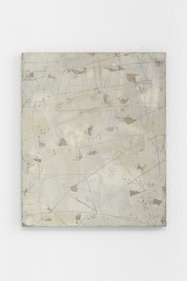 GEORGES NOEL (1924-2010), Petit palimpseste blanc, Août 1997