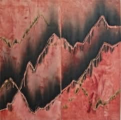 CHRISTIAN JACCARD, Pics de croissance, diptyque, 2000