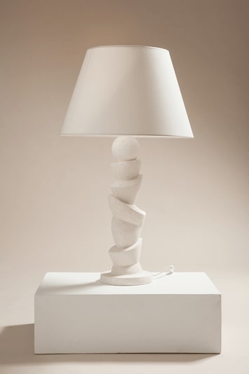 Sculpture L116 Lampe / Plaster lamp Sculpture, XXIe