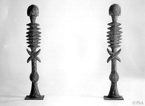 Paire de Chenets / Pair of Andirons (D001), XXIe