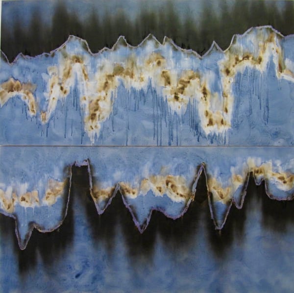 CHRISTIAN JACCARD, Pics de croissance, diptyque, 2000