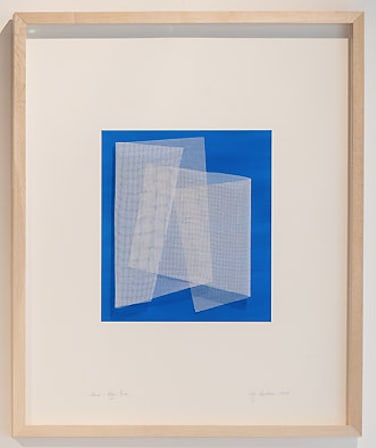TOM HENDERSON, Moiré - Cerlean Blue, 2019
