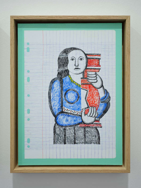 Marius PONS DE VINCENT, Copie simple 27 (d'après Fernand Léger), 2023