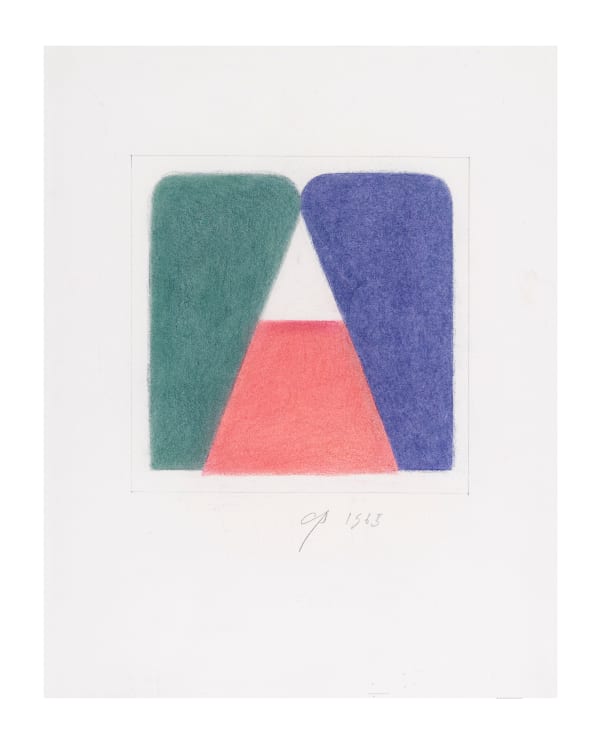 Charles Pollock, Crayon #7, 1965