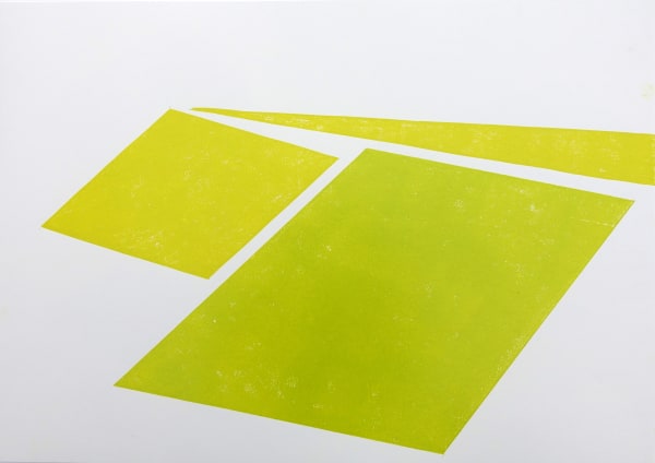 Bettina Bürkle, Yellow Field Blatt (Nr. 8), 2018
