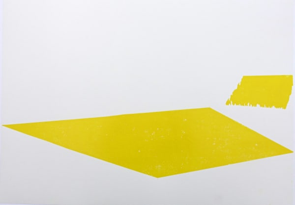 Bettina Bürkle, Yellow Field Blatt (Nr. 3), 2018