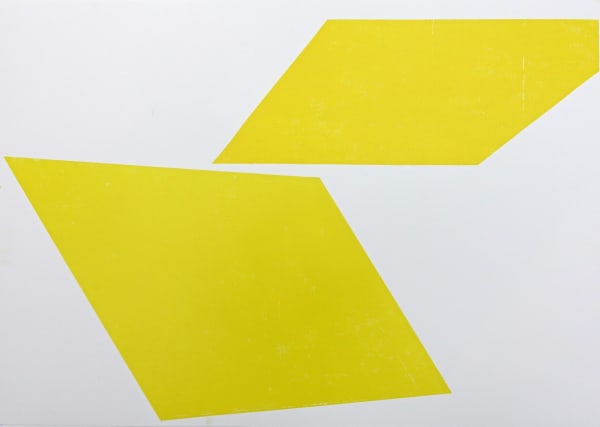 Bettina Bürkle, Yellow Field Blatt (Nr. 6), 2018