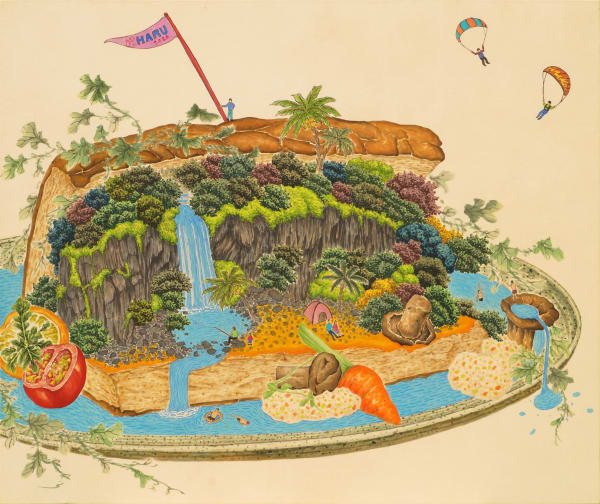 Haru K, Delicious scape ( Table), 2021