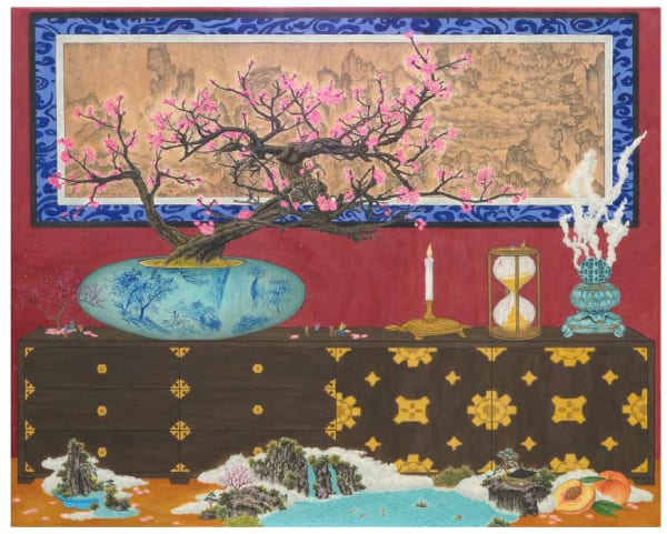 Haru K, I saw a dream scene on the desk, 2019