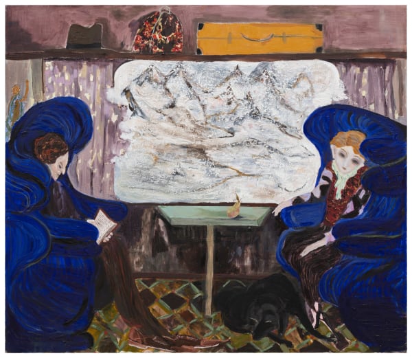 Eeva Peura Kiertue, 2025 Oil and oil stick on canvas 51 1/8h x 59 1/8w in 130.0h x 150.0w cm