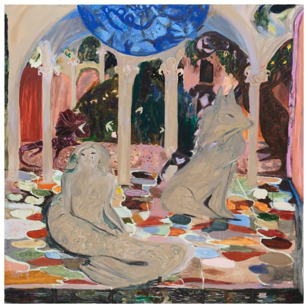 Eeva Peura Vega, Rigel, Sirius, 2025 Oil and oil stick on canvas 70 6/8h x 70 6/8w in 180.0h x 180.0w cm