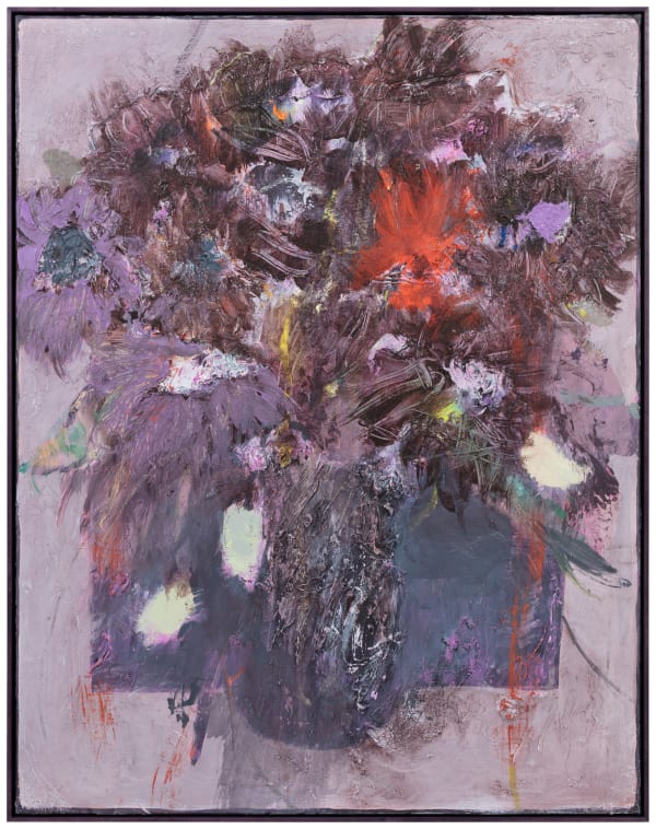 Ville Kylätasku Nocturnal, 2019–2022 Oil on canvas 55 1/8h x 43 2/8w in 140.0h x 110.0w cm