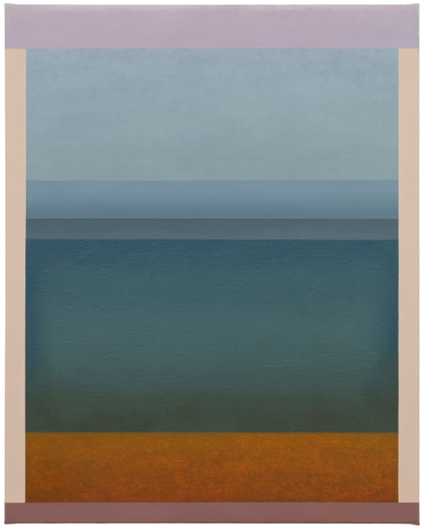 Jesper Nyrén Utan titel 25 (Mystras), 2024 Oil and beeswax on canvas 19 5/8h x 15 3/4w in 50.0h x 40.0w cm