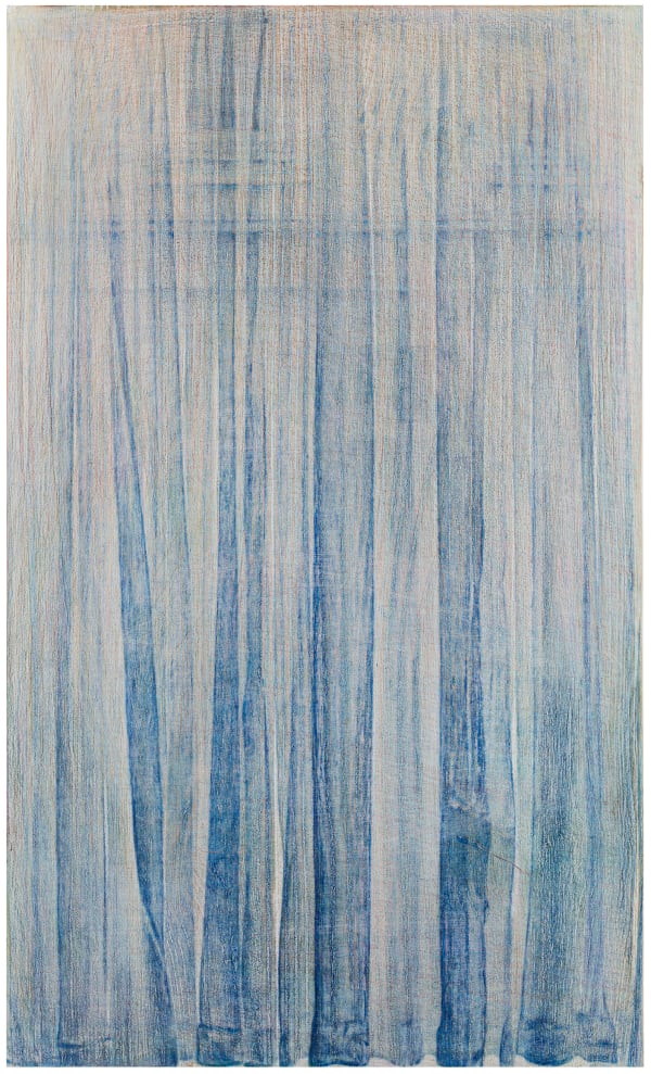 Susanne Gottberg Behind The Scene, 2023 Pencil on wood 15 2/8h x 7 1/8w in 39.0h x 18.0w cm