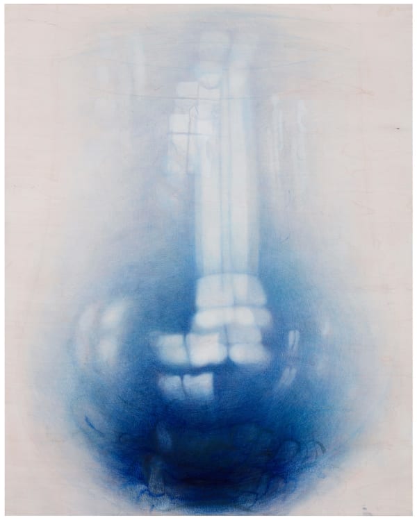 Susanne Gottberg Togetherness/ Yhteishenki, 2020 Oil and colored pencil on wood 53 1/8h x 42 4/8w in 135.0h x 108.0w cm