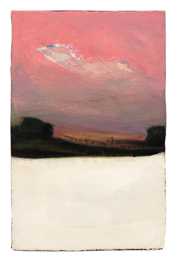 Peter Frie The View Belongs to Everyone, 2023 Oil on canvas 11 1/8h x 7 1/8w in 28.0h x 18.0w cm