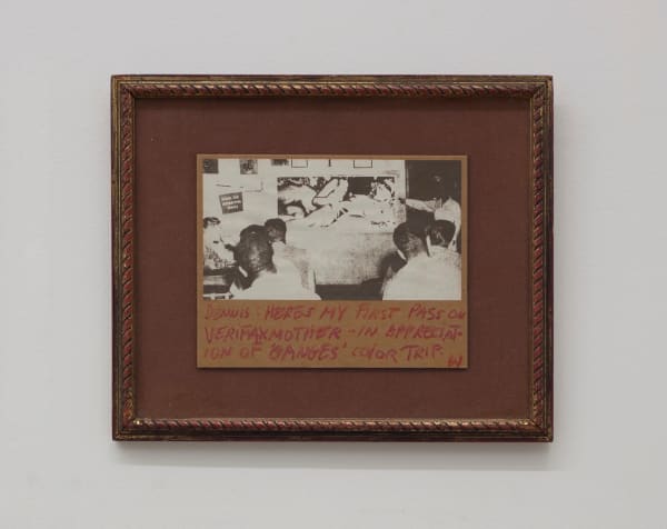 Wallace Berman, Untitled (First Pass on Verifax), 1964