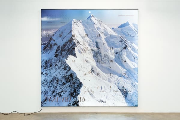 Mungo Thomson, Majestic Mountains 2019 (January), 2019
