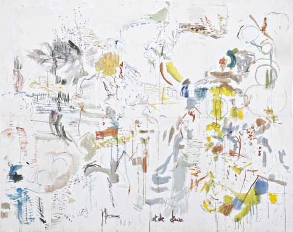 Guillaume LEBELLE Et de deux Peinture 161 x 204 cm 63.4 x 80.3 in