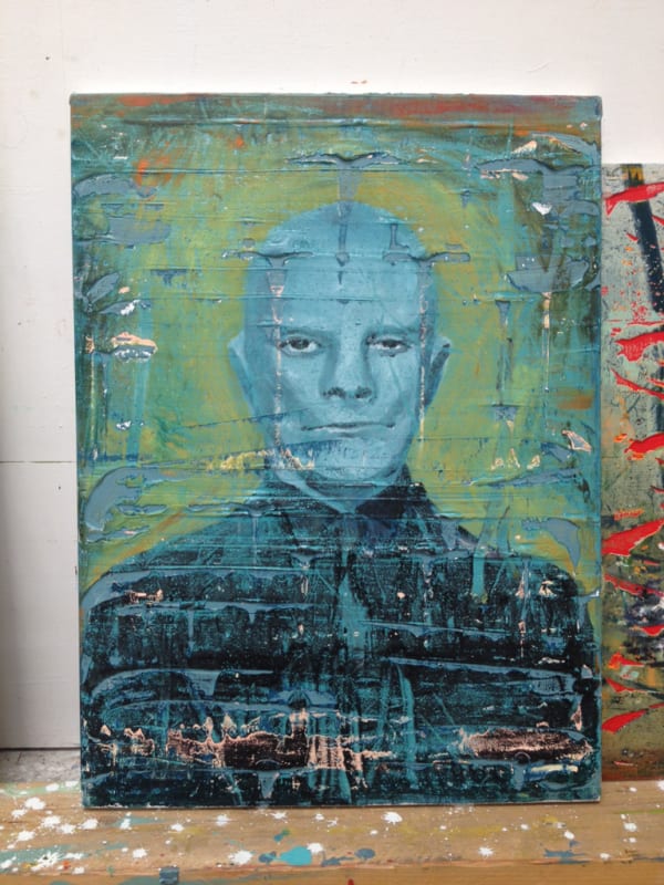 Julien des MONSTIERS Fantomas 81 x 60 cm 7 7/8 x 7 7/8 inches
