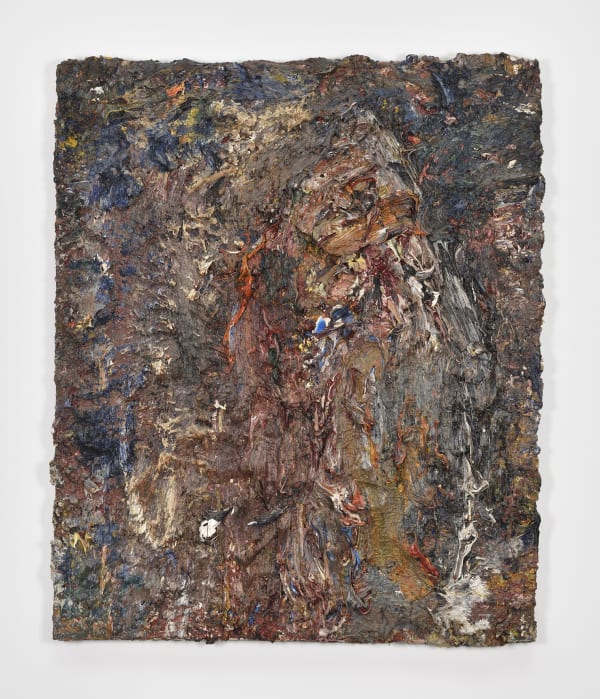 Eugène Leroy, Vieil Homme, 1998
