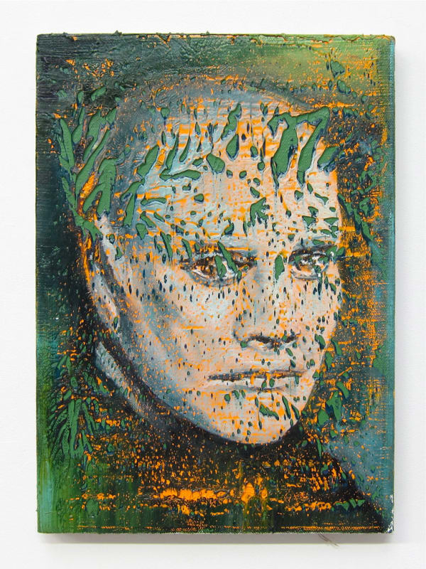 Julien des MONSTIERS Fantômas / Peau de Peinture Peinture 46 x 33 cm
