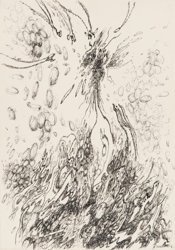 Daniel POMMEREULLE Sans titre Dessin 50 x 35 cm (encadrée : 60.5 x 45.5 cm) 19.7 x 13.8 in