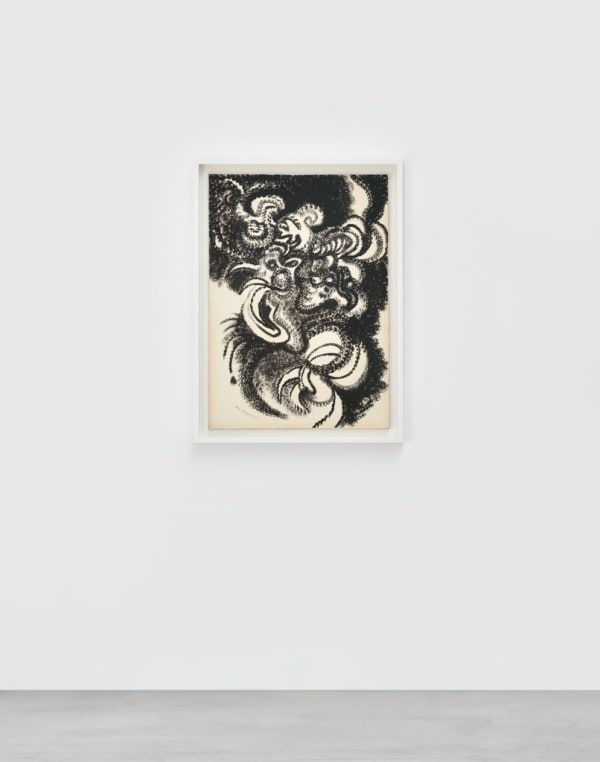 Daniel POMMEREULLE Prélude, Boyadéré Dessin 99 x 79 cm