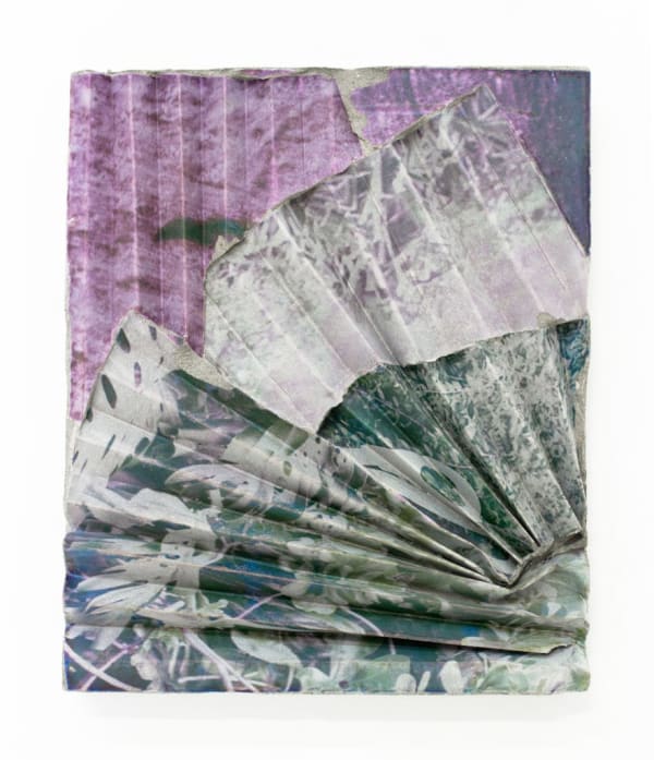 Letha Wilson, Hawaii Utah Concrete Ripple (Scissors & Leaves), 2016