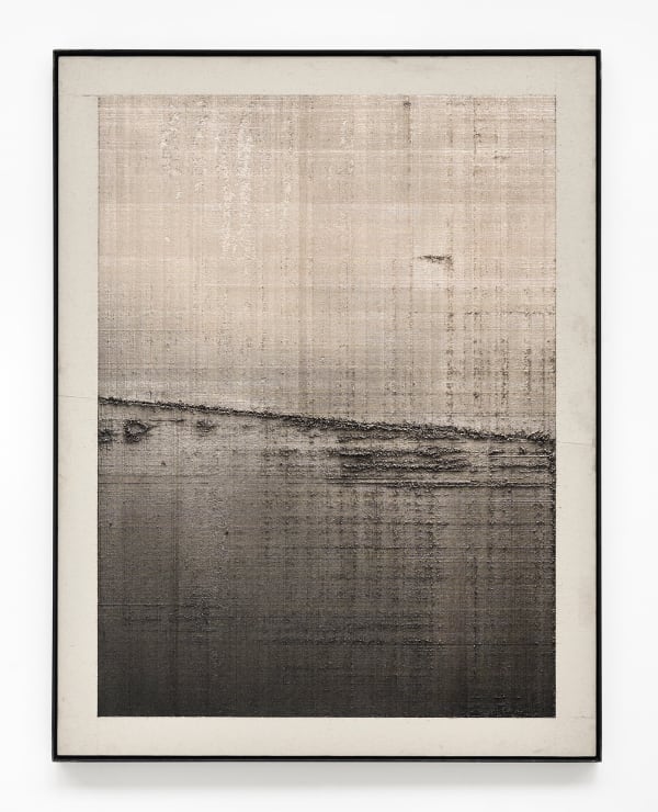 Eric Baudart, Papier millimétré (Dark matter champagne), 2022